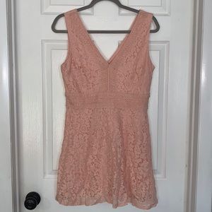 Floral Lacey Mini Dress